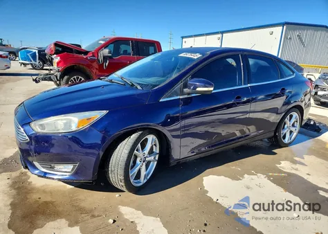 2016 Ford Focus Titanium from USA, damaged, VIN 1FADP3J24GL383163